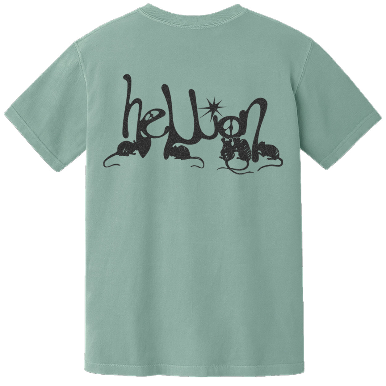 Script Rat City Tee Seafoam