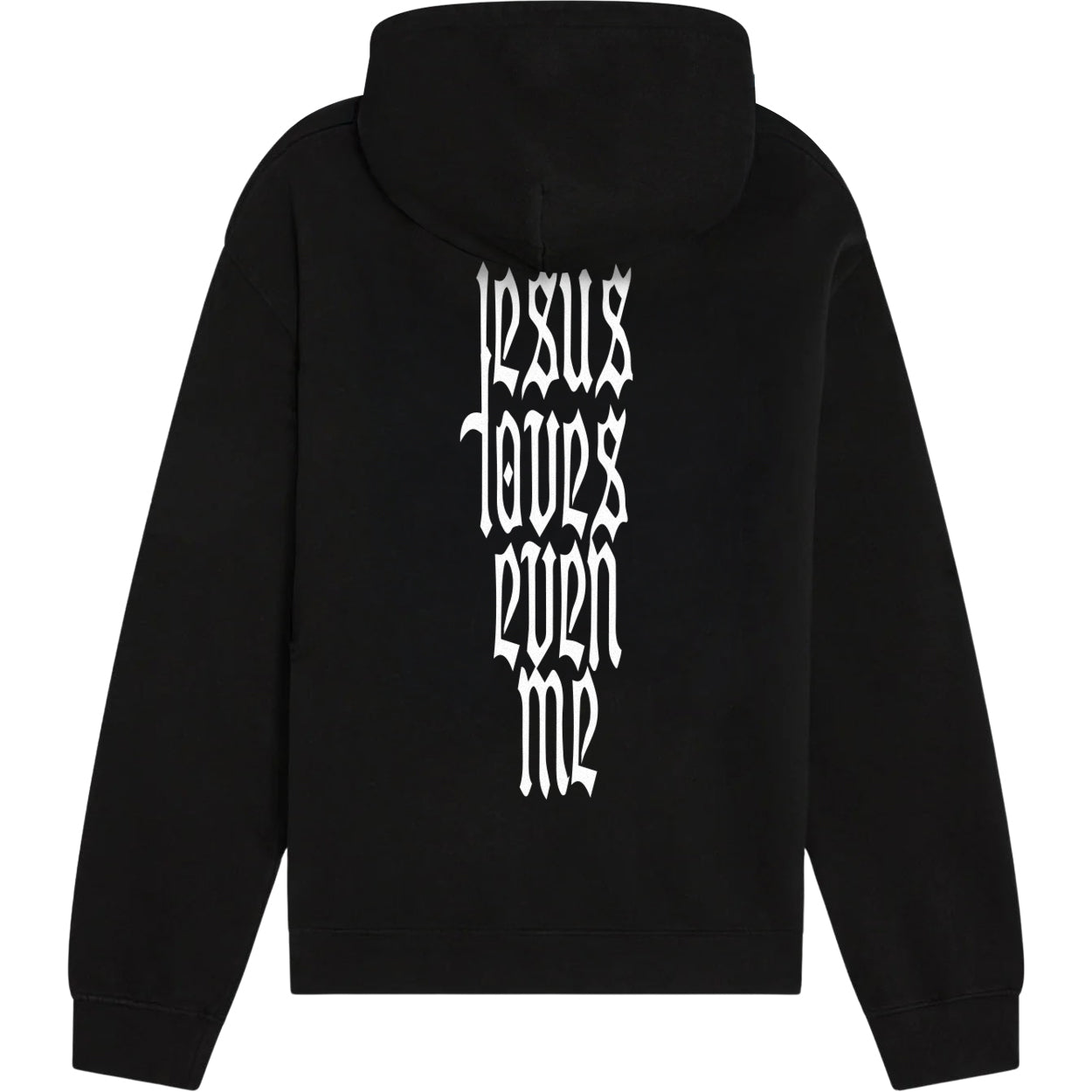 Jesus Loves me hoodie Black